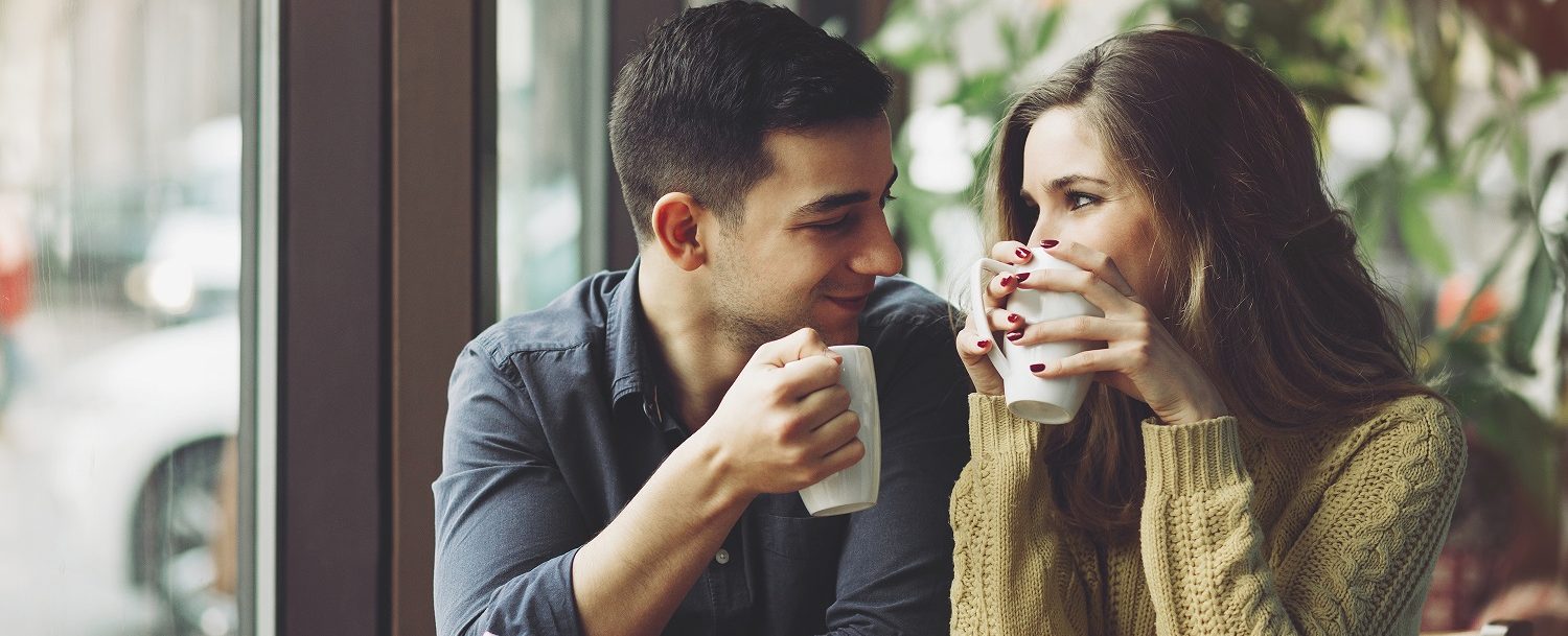 couple drinking coffee