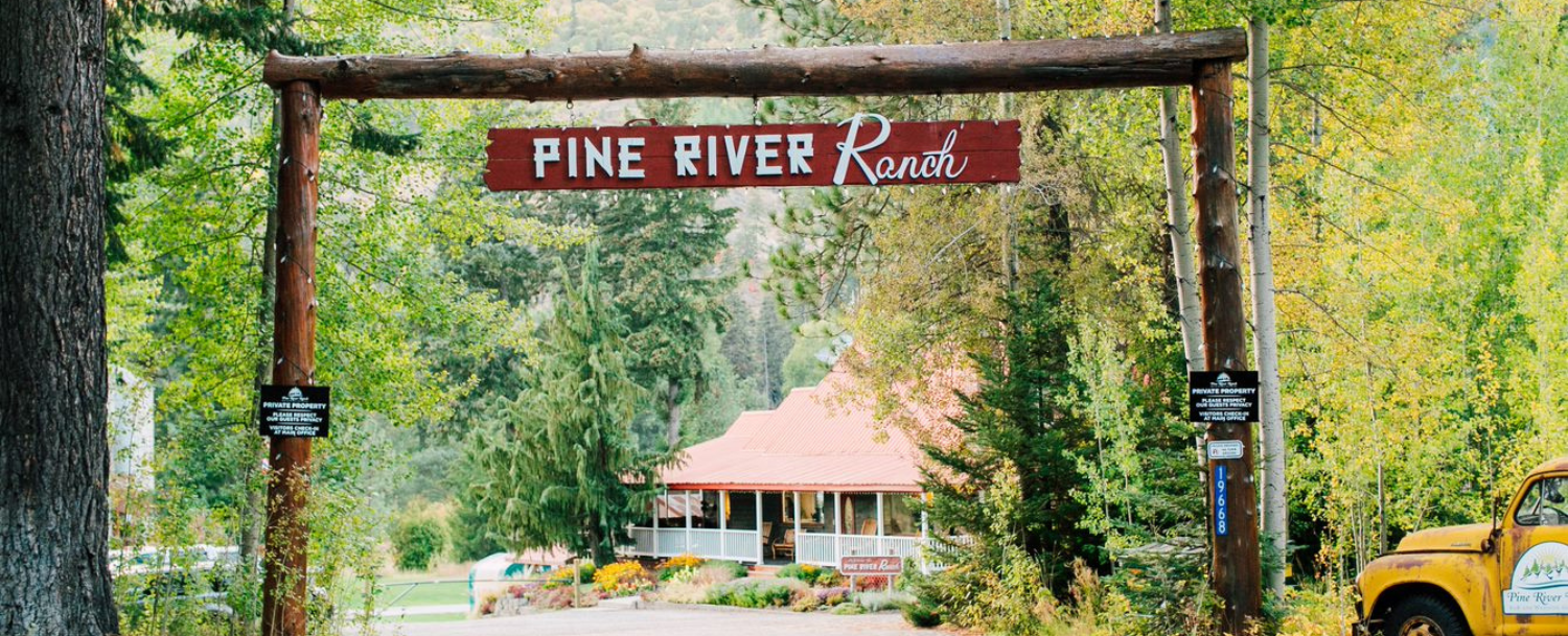 Pine River Ranch Entrance