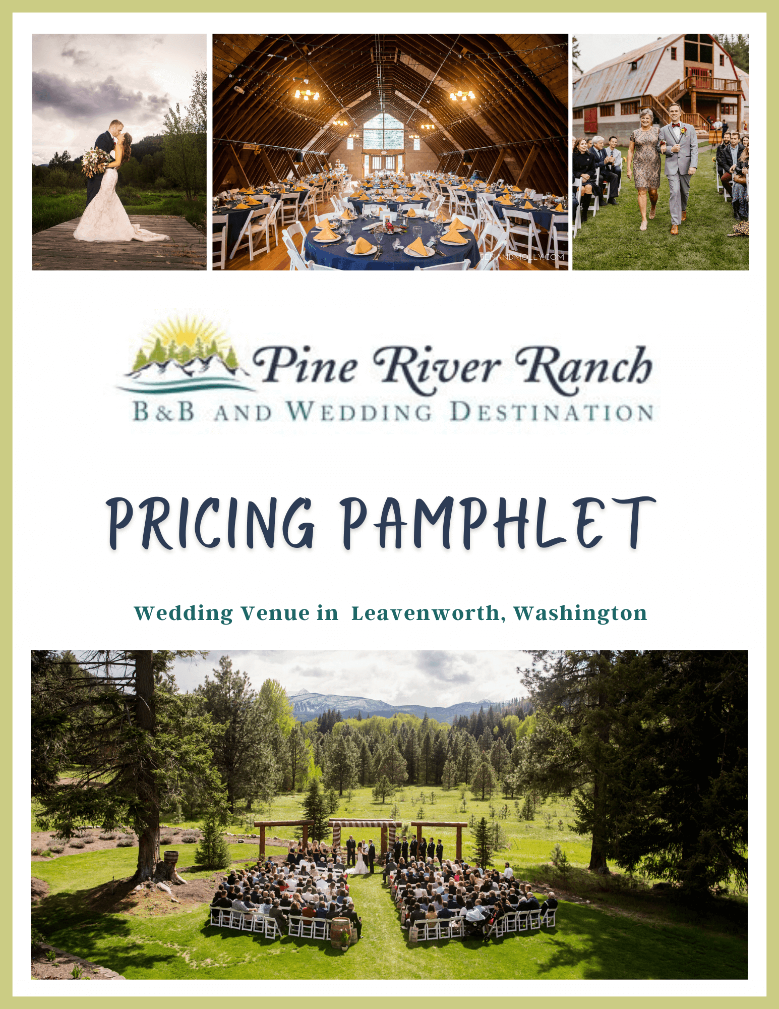 Pine River Ranch Pricing Pamphlet
