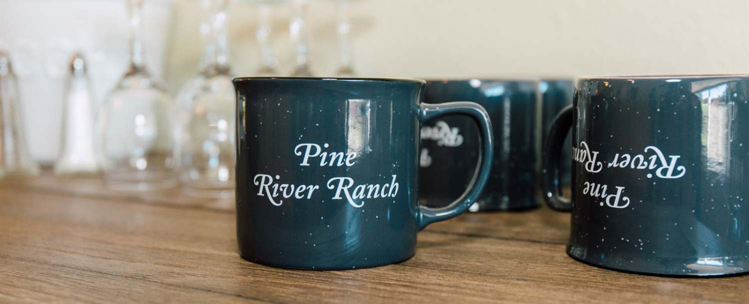 Green Pine River Ranch coffee mug